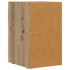 vidaXL Bedside Table ELST Artisan Oak 29.5 x 33.5 x 50 cm 6