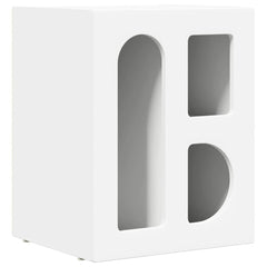 vidaXL Bedside Table ELST 2 pcs White 40 x 35 x 50 cm Engineered Wood 5