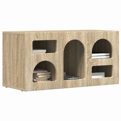 vidaXL TV Cabinet ELST 80 x 35 x 40 cm Sonoma Oak Engineered Wood 3