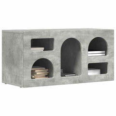 vidaXL TV Cabinet ELST 80 x 35 x 40 cm Concrete Grey Engineered Wood 3