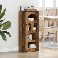 Sideboard ELST 40 x 35 x 100.5 cm Engineered Wood Old wood