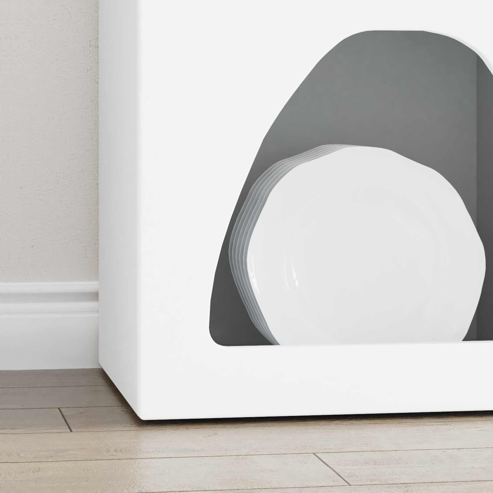 vidaXL Sideboard ELST White 40 x 35 x 100.5 cm Engineered Wood 5