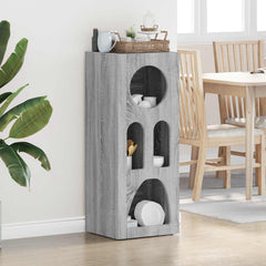 Sideboard ELST 40 x 35 x 100.5 cm Engineered Wood Grey sonoma