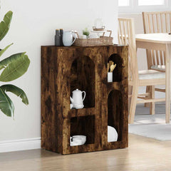 Sideboard ELST 59 x 35 x 80.5 cm Engineered Wood Smoked oak