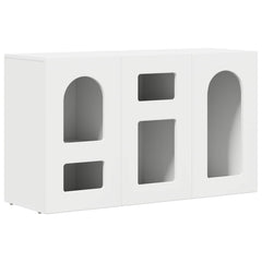 Sideboard ELST 100 x 35 x 59 cm Engineered Wood White