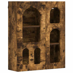 vidaXL Hanging Cabinet with Shelf ELST Smoked Oak 59 x 20 x 71.5 cm 2