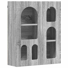 vidaXL Hanging Cabinet with Shelf ELST Grey Sonoma 59 x 20 x 71.5 cm 2