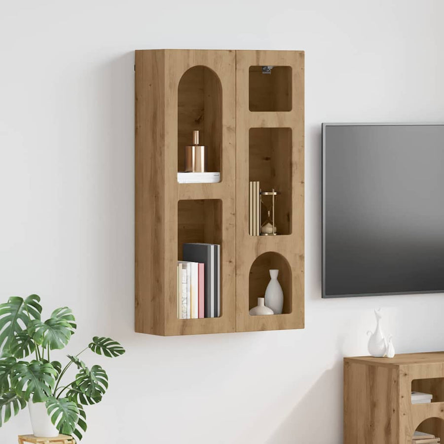 Hanging Cabinet with Shelf ELST Artisan Oak