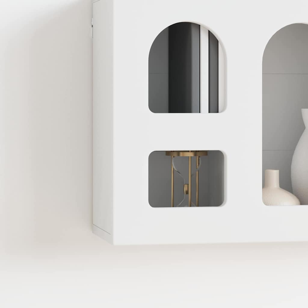 vidaXL Hanging Cabinet ELST White 60 x 20 x 40 cm Engineered Wood 5