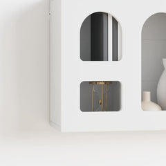 vidaXL Hanging Cabinet ELST White 60 x 20 x 40 cm Engineered Wood 5