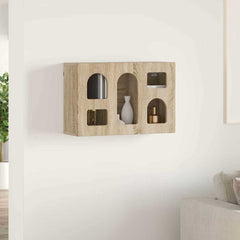 vidaXL Hanging Cabinet ELST Sonoma Oak 60 x 20 x 40 cm Engineered Wood 4