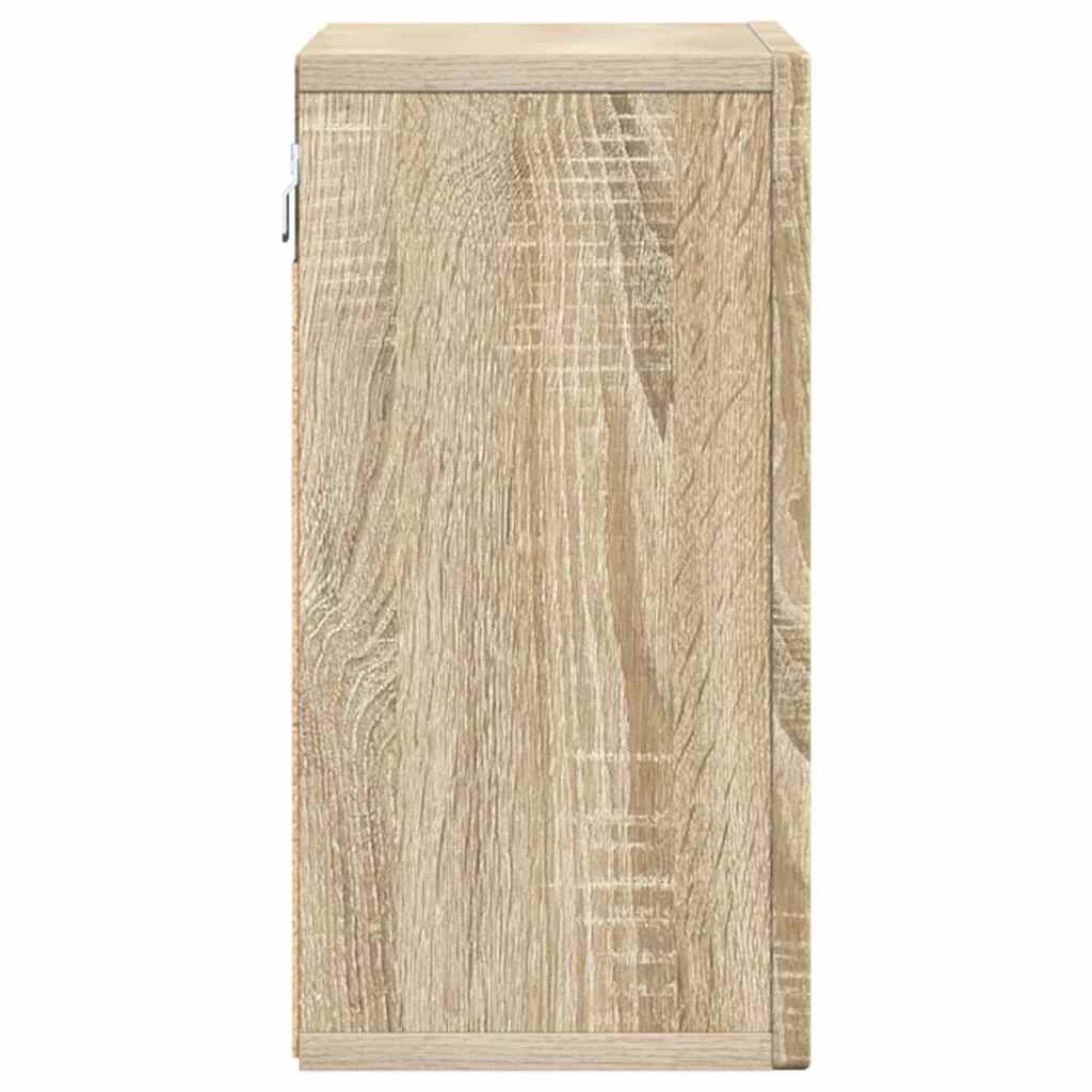 vidaXL Hanging Cabinet ELST Sonoma Oak 60 x 20 x 40 cm Engineered Wood 6