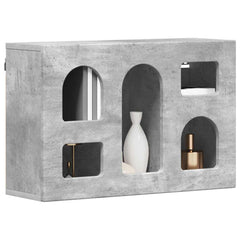vidaXL Hanging Cabinet with Shelf ELST Concrete Grey 60 x 20 x 40 cm 3