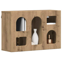vidaXL Hanging Cabinet with Shelf ELST Artisan Oak 60 x 20 x 40 cm 3