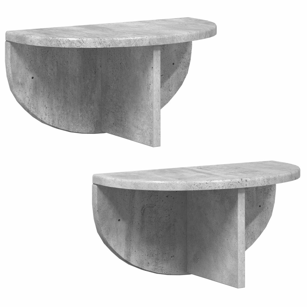 Wall Shelf 38 x 19 x 19 cm Concrete grey