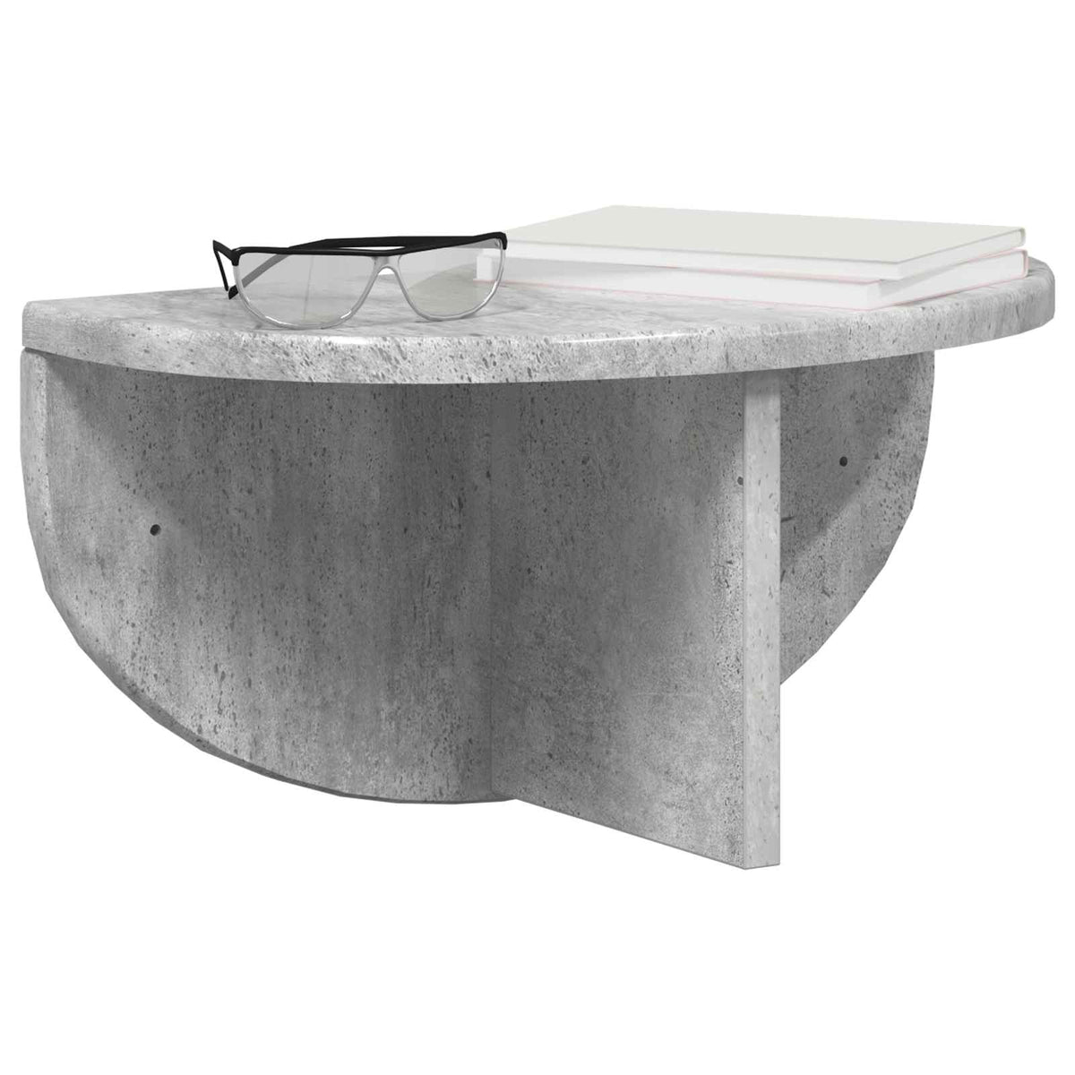 Wall Shelf 38 x 19 x 19 cm Concrete grey