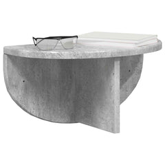 Wall Shelf 38 x 19 x 19 cm Concrete grey