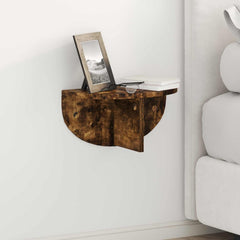 Wall Shelf 38 x 19 x 19 cm Smoked oak