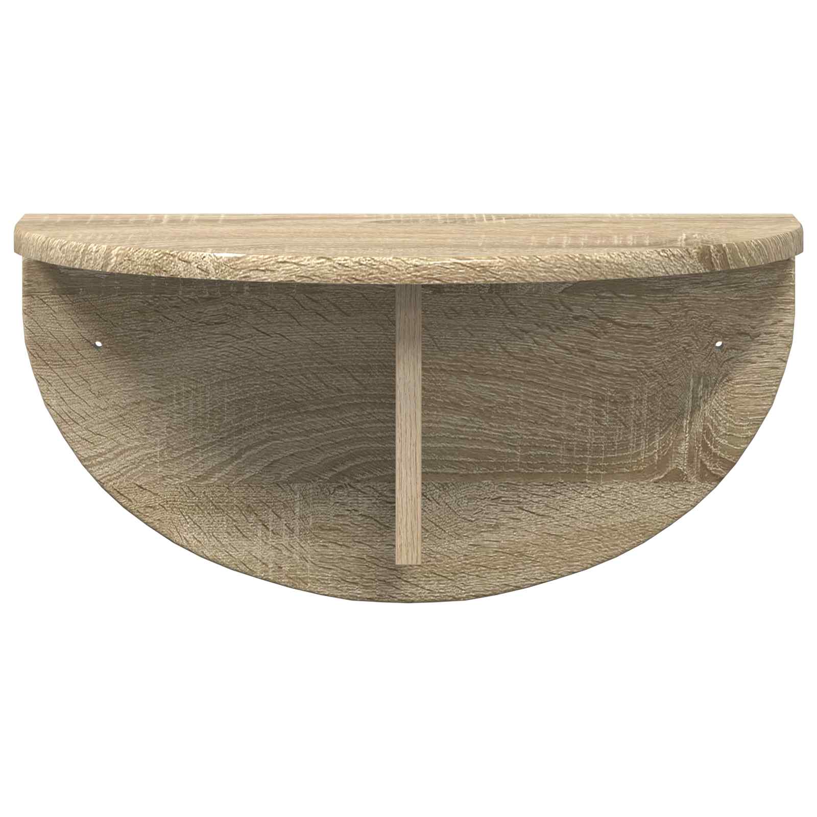 vidaXL Wall Shelf 2 pcs Sonoma Oak 48 x 24 x 24 cm Engineered Wood 6