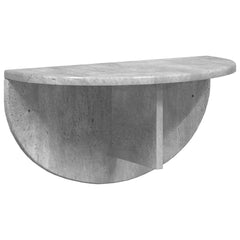 vidaXL Wall Shelf 2 pcs Concrete Grey 48 x 24 x 24 cm Engineered Wood 5