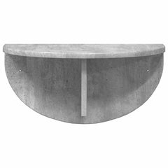 vidaXL Wall Shelf 2 pcs Concrete Grey 48 x 24 x 24 cm Engineered Wood 6