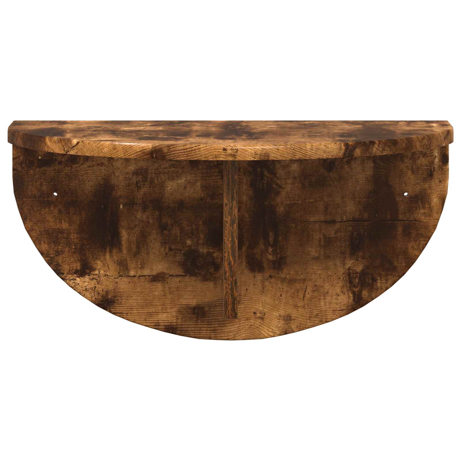 vidaXL Wall Shelf 2 pcs Smoked Oak 48 x 24 x 24 cm Engineered Wood 6