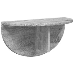 vidaXL Wall Shelf 2 pcs Grey Sonoma 48 x 24 x 24 cm Engineered Wood 5