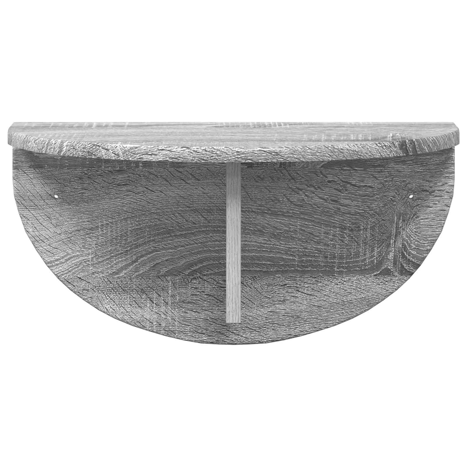 vidaXL Wall Shelf 2 pcs Grey Sonoma 48 x 24 x 24 cm Engineered Wood 6