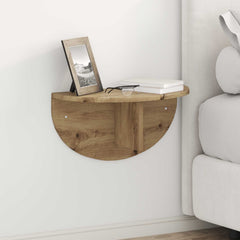 vidaXL Wall Shelf 2 pcs Artisan Oak 48 x 24 x 24 cm Engineered Wood 1