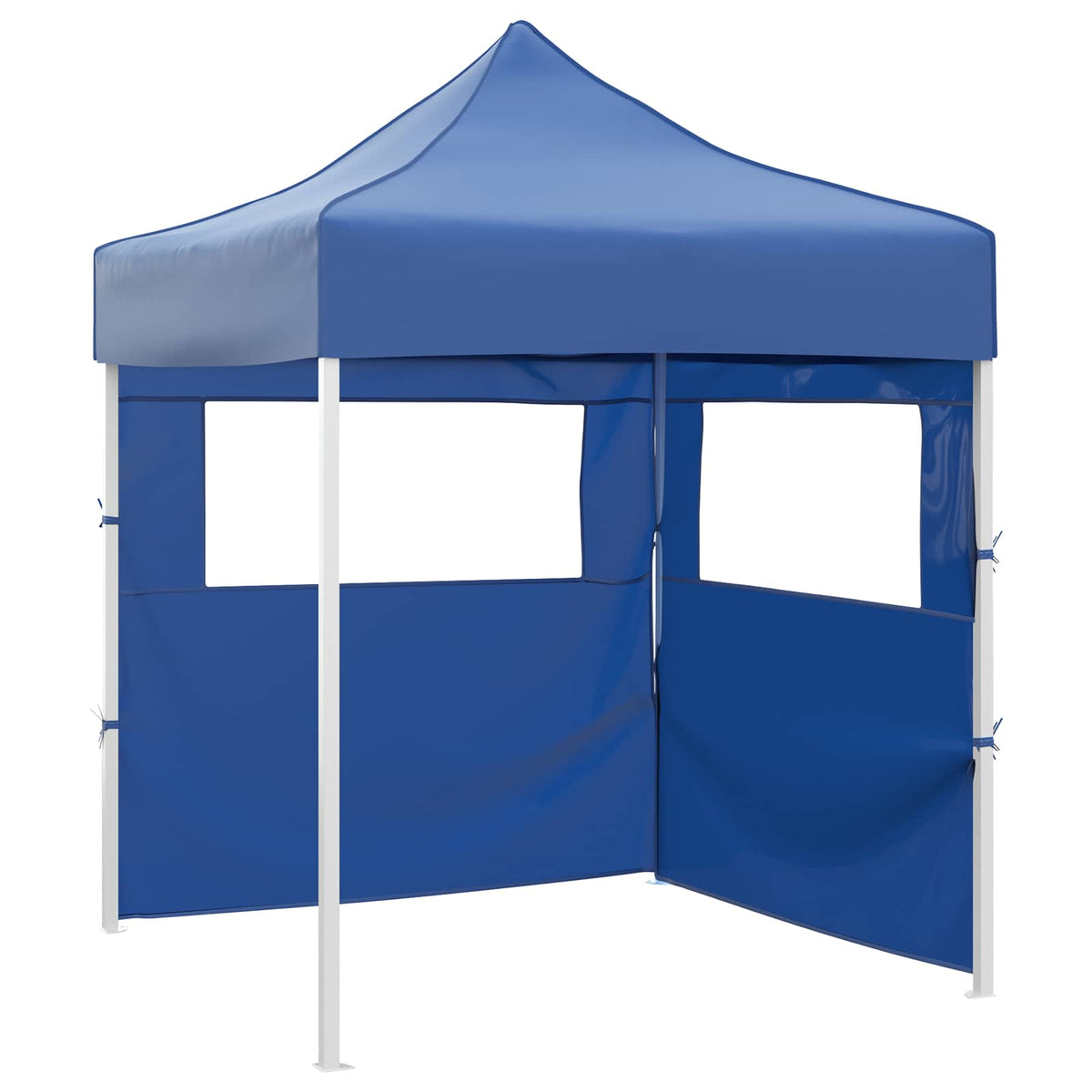 Party Tent 200 x 200 x 306 cm Oxford Fabric Yes with 2 Sidewalls Blue