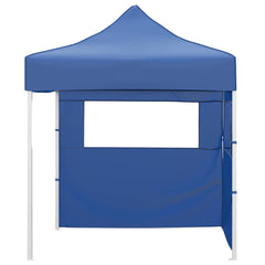 Party Tent 200 x 200 x 306 cm Oxford Fabric Yes with 2 Sidewalls Blue