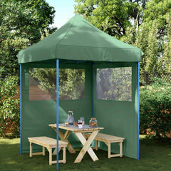 Party Tent 200 x 200 x 306 cm Oxford Fabric Yes with 2 Sidewalls Green