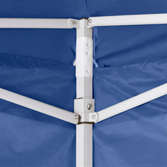 Party Tent 292 x 292 x 315 cm Oxford Fabric Yes with 2 Sidewalls Blue