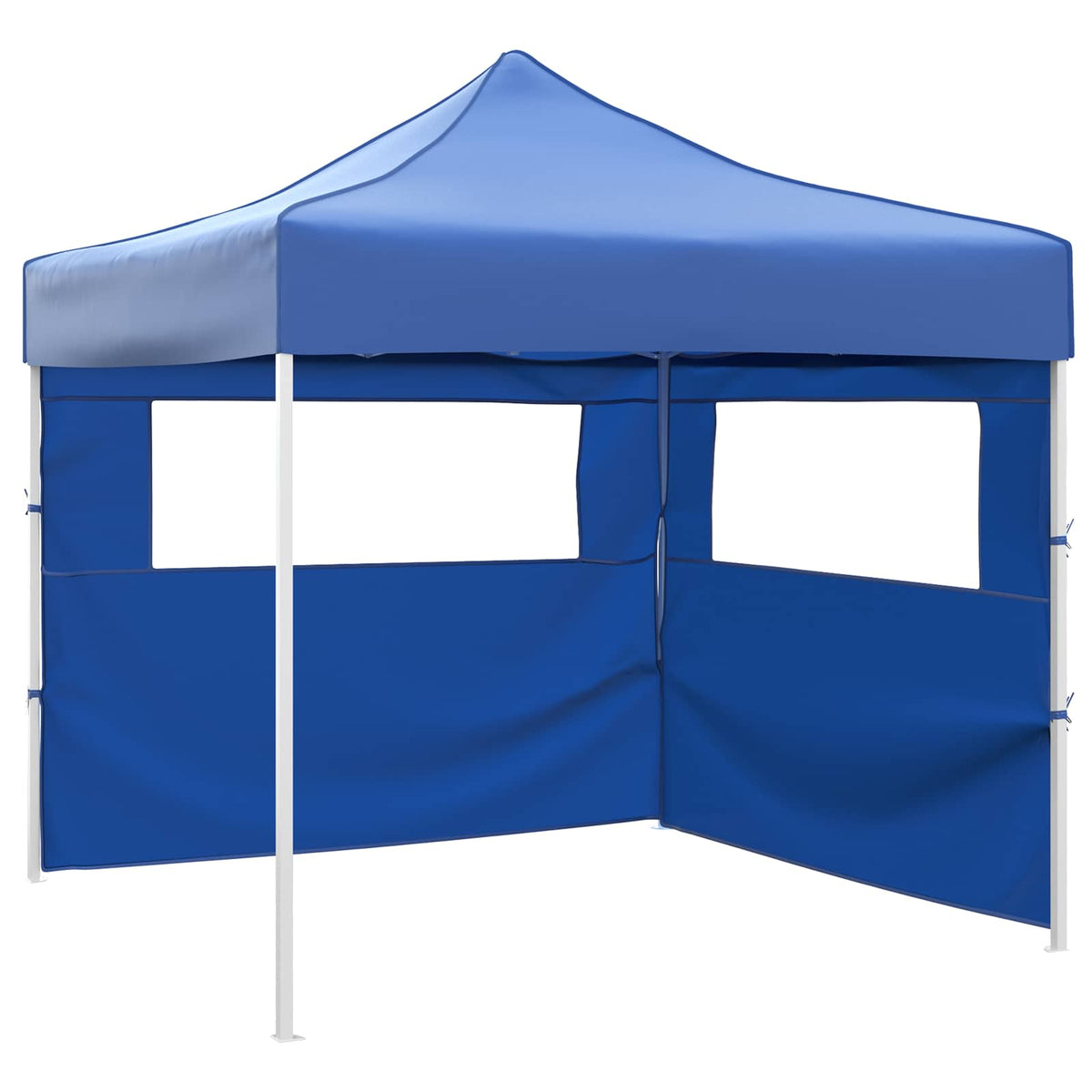 Party Tent 292 x 292 x 315 cm Oxford Fabric Yes with 2 Sidewalls Blue