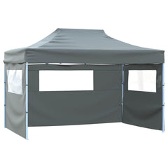 Party Tent 292 x 440 x 315 cm Oxford Fabric Yes with 2 Sidewalls Anthracite