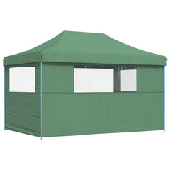 Party Tent 292 x 440 x 315 cm Oxford Fabric Yes with 2 Sidewalls Green