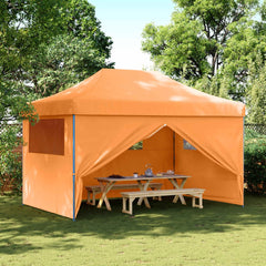 Party Tent 292 x 440 x 315 cm Oxford Fabric Yes with 4 Sidewalls Orange