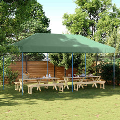 Party Tent 292 x 580 x 315 cm Oxford Fabric Yes without Sidewall Green