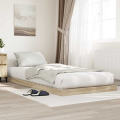 vidaXL Floor Bed Frame Engineered Wood Length 190 cm