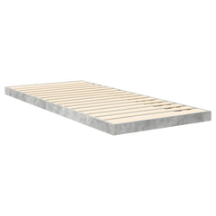 vidaXL Floor Bed Frame Concrete Grey 80 x 200 cm Engineered Wood 5