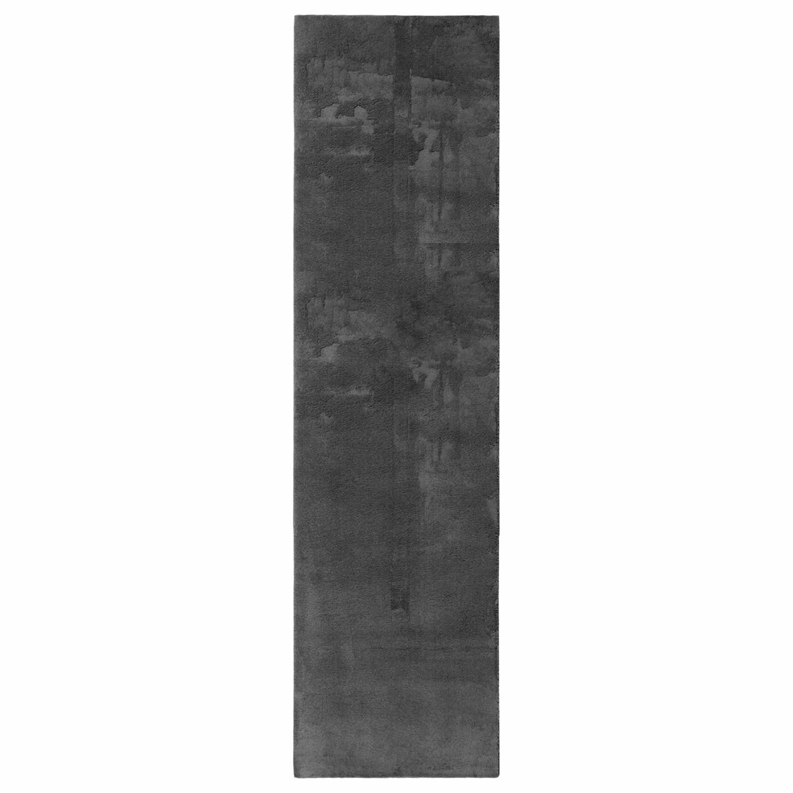 vidaXL Medium Pile Soft and Washable Rug HUARTE Anthracite 80 x 300 cm 2