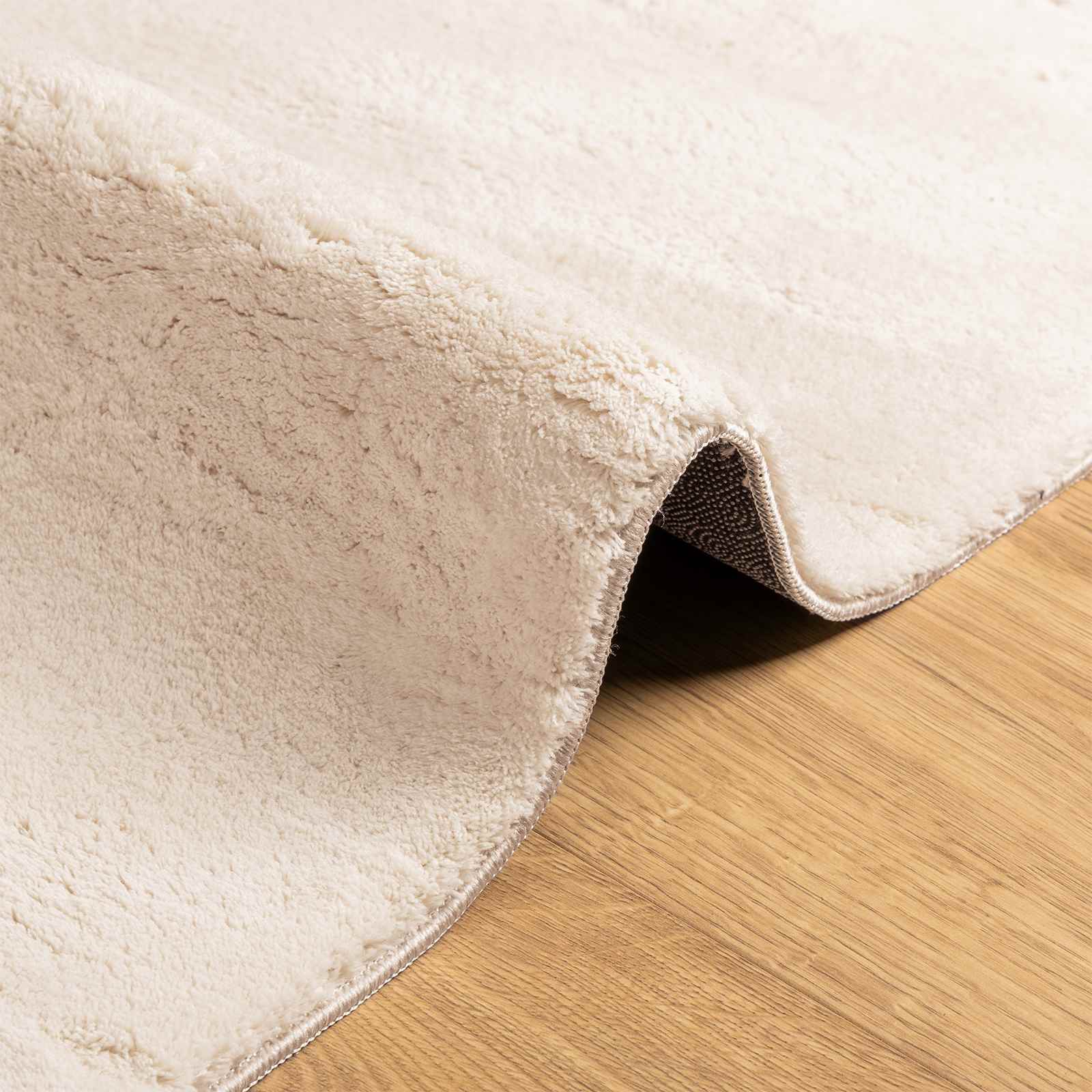 vidaXL Medium Pile Soft and Washable Rug HUARTE Beige 80 x 300 cm 6