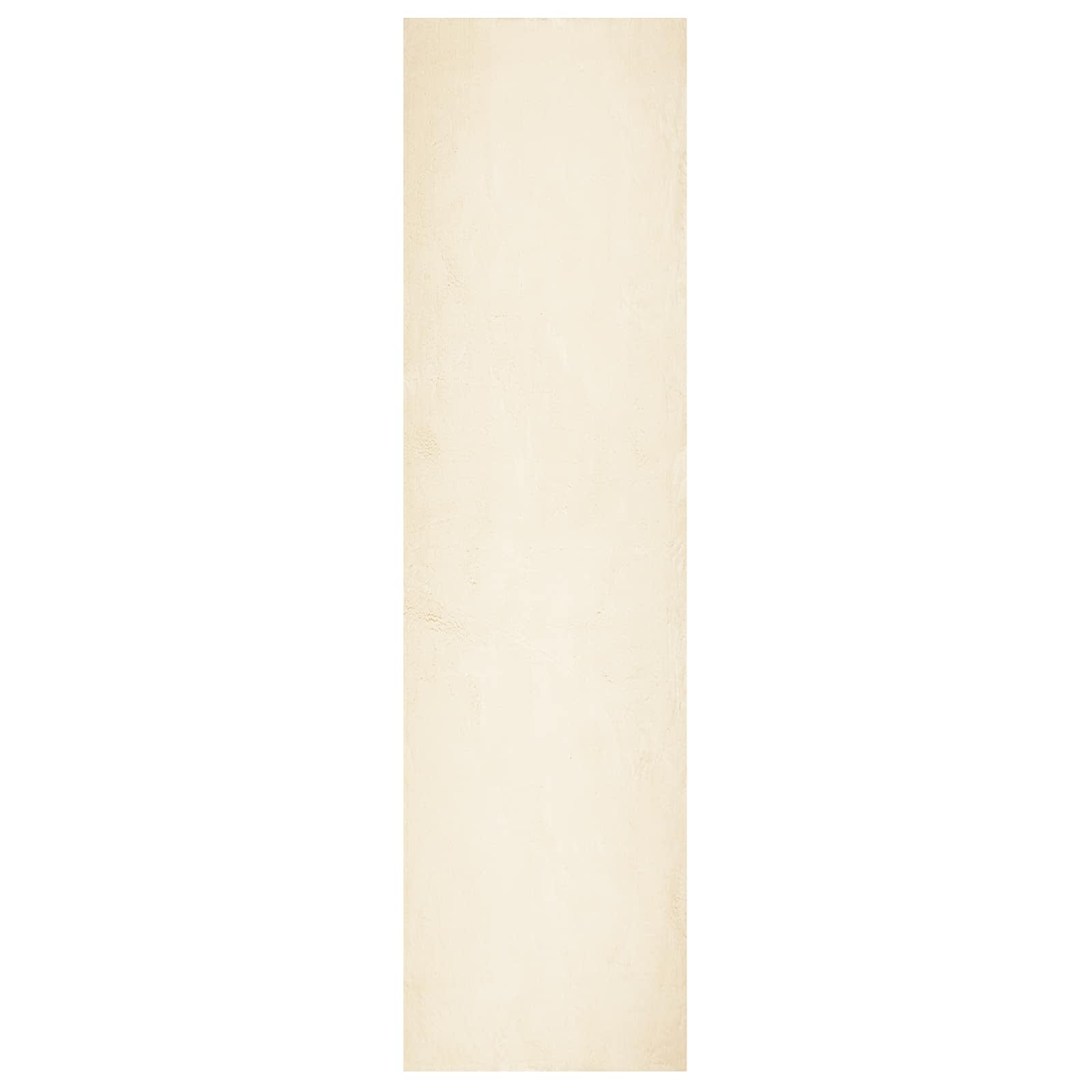 vidaXL Medium Pile Soft and Washable Rug HUARTE Cream 80 x 300 cm 2