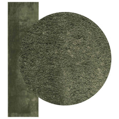 vidaXL Medium Pile Soft and Washable Rug HUARTE Forest green Polyester 3