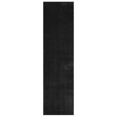 vidaXL Medium Pile Soft and Washable Rug HUARTE Black 300 x 80 cm 2