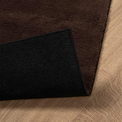 vidaXL Medium Pile Soft and Washable Rug HUARTE Brown 300 x 80 cm 4