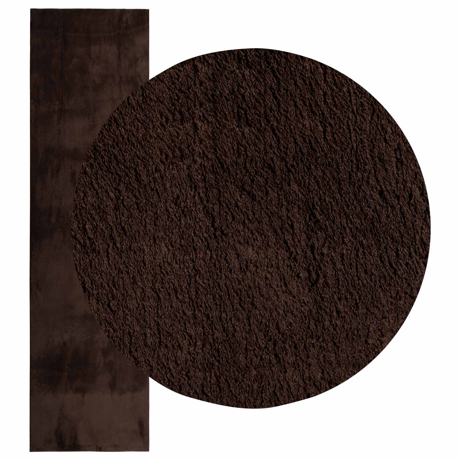 vidaXL Medium Pile Soft and Washable Rug HUARTE Brown 300 x 80 cm 3