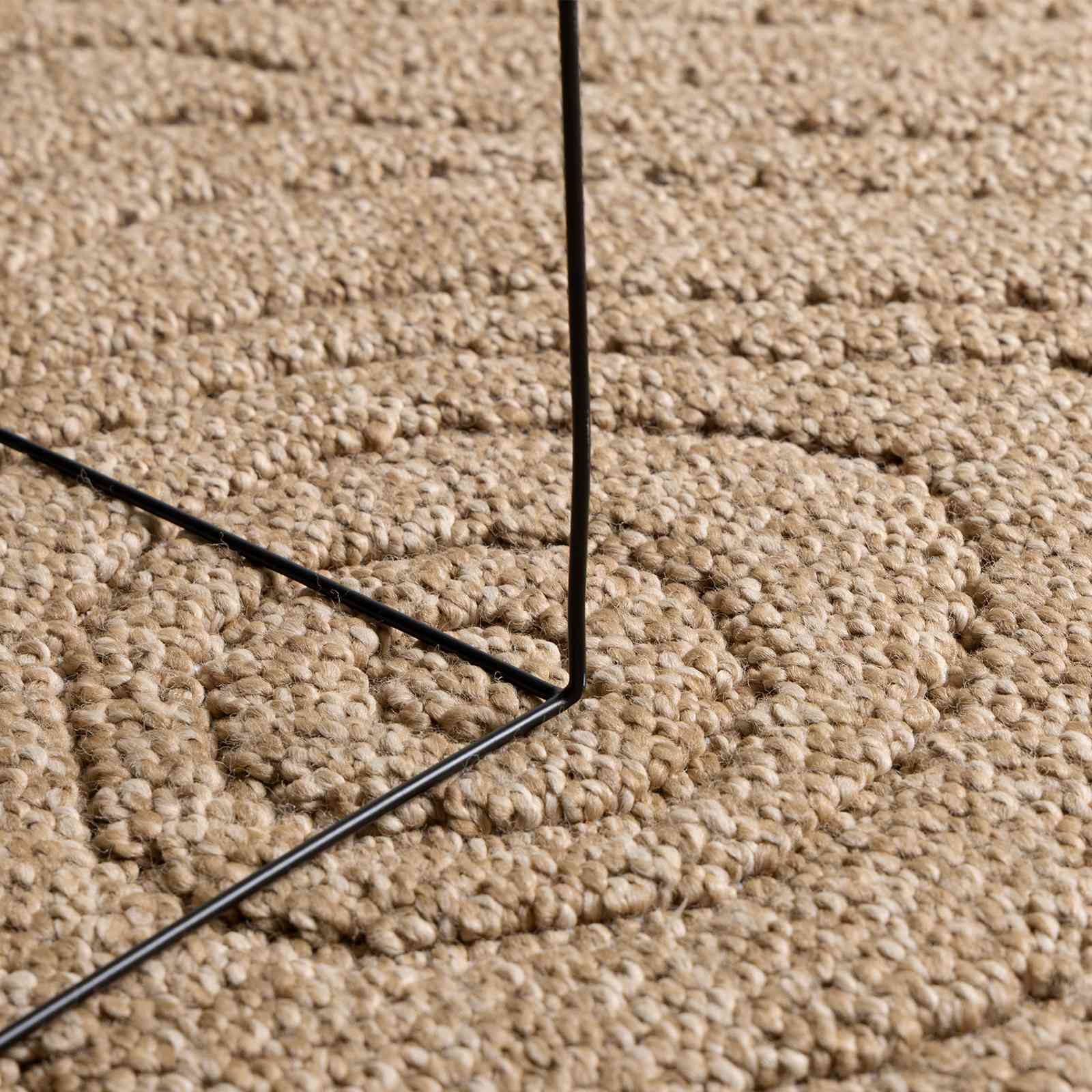 vidaXL Indoor and Outdoor Rug AGIRA Natural 150 x 80 cm Polyester 5