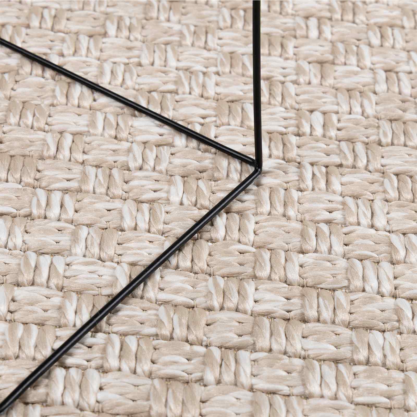 vidaXL Area Rugs Rectangular FARO Cream 150 x 80 cm Polyester 5