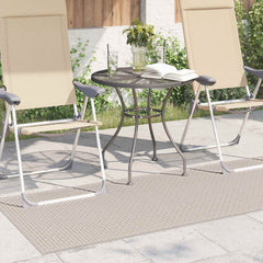 vidaXL Area Rugs Rectangular FARO Cream 150 x 80 cm Polyester 3